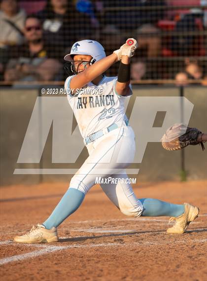 Thumbnail 3 in Otay Ranch vs. Mater Dei Catholic (CIF SDS D1 Softball Finals) photogallery.