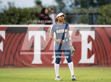 Thumbnail 2 in Otay Ranch vs. Mater Dei Catholic (CIF SDS D1 Softball Finals) photogallery.