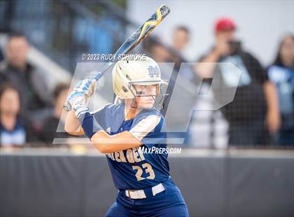 Thumbnail 2 in Otay Ranch vs. Mater Dei Catholic (CIF SDS D1 Softball Finals) photogallery.