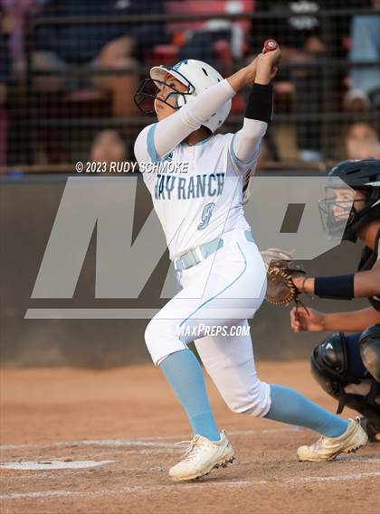 Thumbnail 1 in Otay Ranch vs. Mater Dei Catholic (CIF SDS D1 Softball Finals) photogallery.