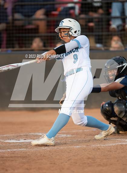 Thumbnail 1 in Otay Ranch vs. Mater Dei Catholic (CIF SDS D1 Softball Finals) photogallery.