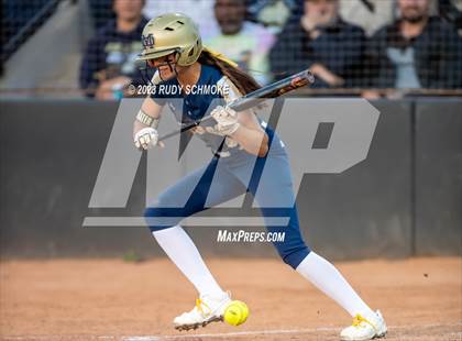 Thumbnail 1 in Otay Ranch vs. Mater Dei Catholic (CIF SDS D1 Softball Finals) photogallery.