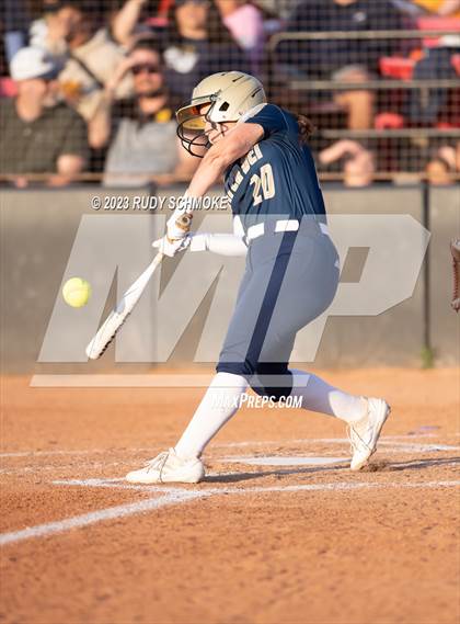 Thumbnail 3 in Otay Ranch vs. Mater Dei Catholic (CIF SDS D1 Softball Finals) photogallery.