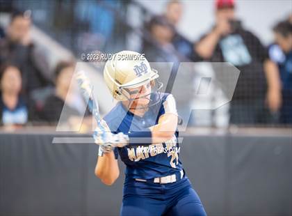 Thumbnail 3 in Otay Ranch vs. Mater Dei Catholic (CIF SDS D1 Softball Finals) photogallery.