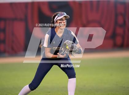 Thumbnail 2 in Otay Ranch vs. Mater Dei Catholic (CIF SDS D1 Softball Finals) photogallery.