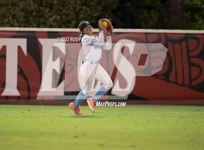 Thumbnail 3 in Otay Ranch vs. Mater Dei Catholic (CIF SDS D1 Softball Finals) photogallery.