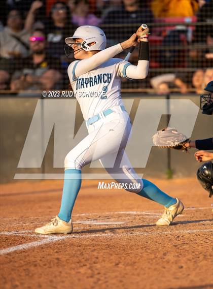 Thumbnail 1 in Otay Ranch vs. Mater Dei Catholic (CIF SDS D1 Softball Finals) photogallery.