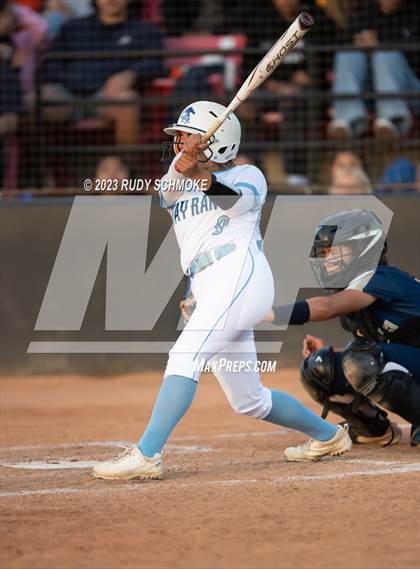 Thumbnail 2 in Otay Ranch vs. Mater Dei Catholic (CIF SDS D1 Softball Finals) photogallery.