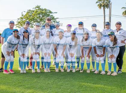 Thumbnail 1 in Otay Ranch vs. Mater Dei Catholic (CIF SDS D1 Softball Finals) photogallery.