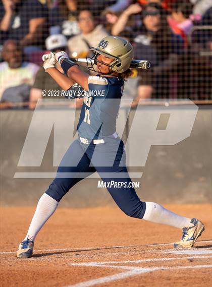 Thumbnail 1 in Otay Ranch vs. Mater Dei Catholic (CIF SDS D1 Softball Finals) photogallery.