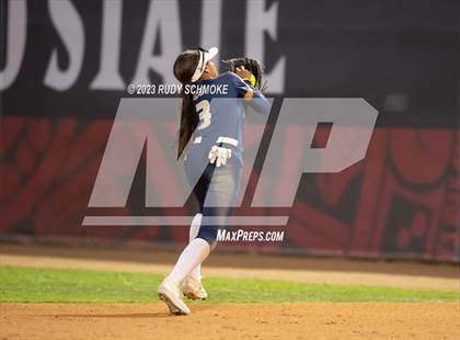 Thumbnail 3 in Otay Ranch vs. Mater Dei Catholic (CIF SDS D1 Softball Finals) photogallery.