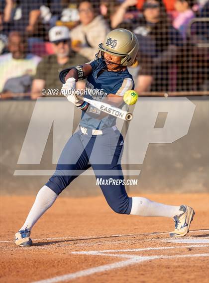 Thumbnail 1 in Otay Ranch vs. Mater Dei Catholic (CIF SDS D1 Softball Finals) photogallery.