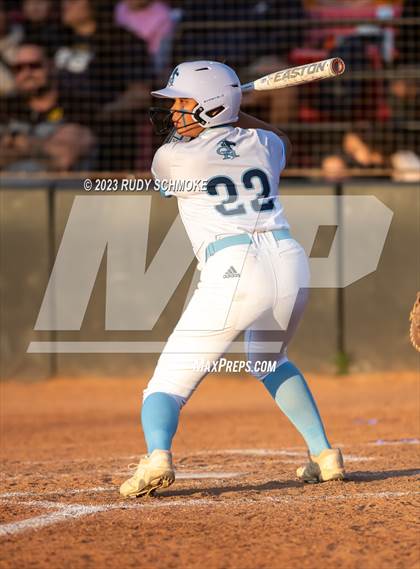 Thumbnail 2 in Otay Ranch vs. Mater Dei Catholic (CIF SDS D1 Softball Finals) photogallery.