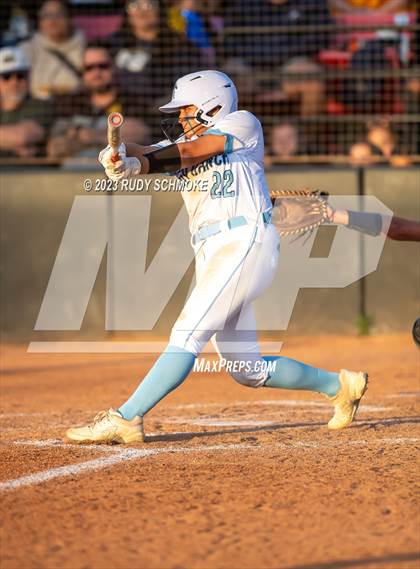 Thumbnail 3 in Otay Ranch vs. Mater Dei Catholic (CIF SDS D1 Softball Finals) photogallery.