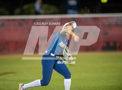 Thumbnail 2 in Otay Ranch vs. Mater Dei Catholic (CIF SDS D1 Softball Finals) photogallery.