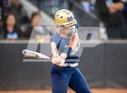 Thumbnail 3 in Otay Ranch vs. Mater Dei Catholic (CIF SDS D1 Softball Finals) photogallery.