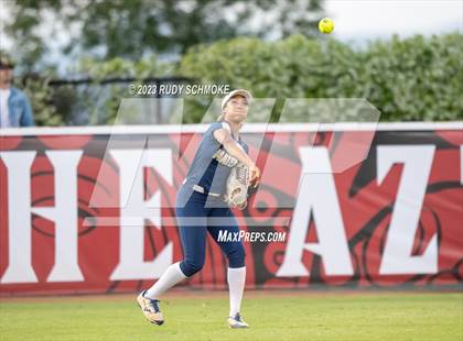 Thumbnail 1 in Otay Ranch vs. Mater Dei Catholic (CIF SDS D1 Softball Finals) photogallery.