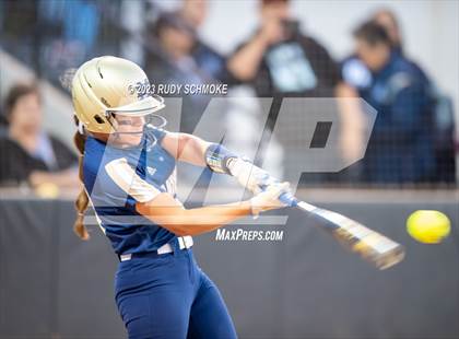 Thumbnail 1 in Otay Ranch vs. Mater Dei Catholic (CIF SDS D1 Softball Finals) photogallery.