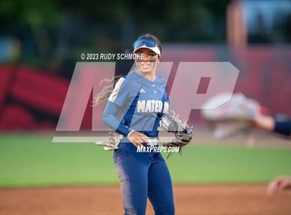 Thumbnail 3 in Otay Ranch vs. Mater Dei Catholic (CIF SDS D1 Softball Finals) photogallery.