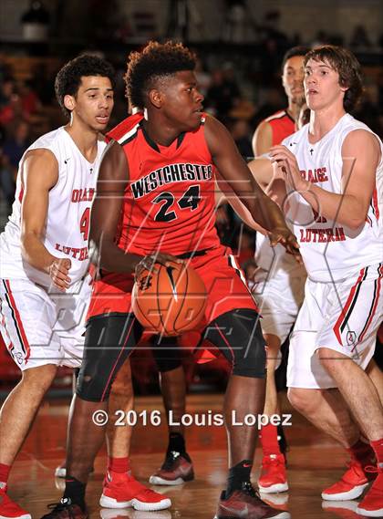 Thumbnail 1 in Orange Lutheran vs. Westchester (Nike Extravaganza) photogallery.