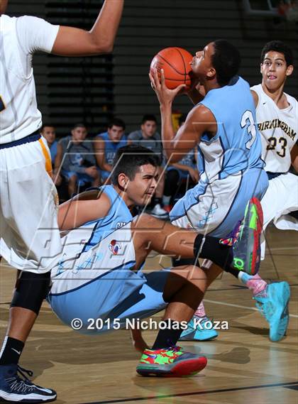 Thumbnail 3 in Birmingham vs. Sylmar (Huntington Park Tournament) photogallery.