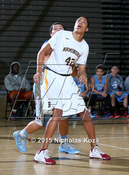 Thumbnail 2 in Birmingham vs. Sylmar (Huntington Park Tournament) photogallery.
