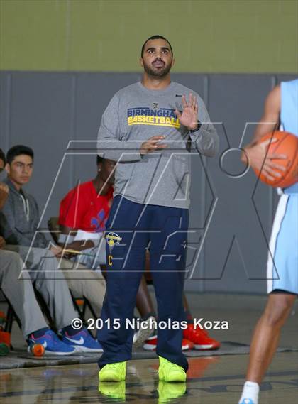 Thumbnail 1 in Birmingham vs. Sylmar (Huntington Park Tournament) photogallery.