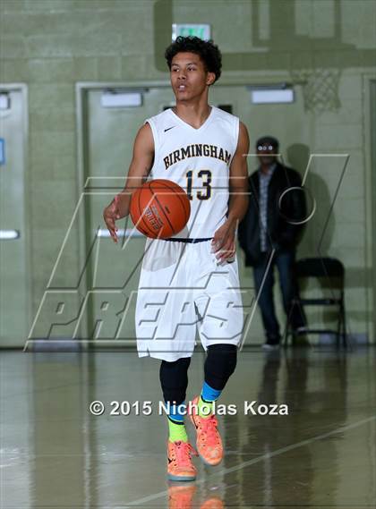 Thumbnail 1 in Birmingham vs. Sylmar (Huntington Park Tournament) photogallery.