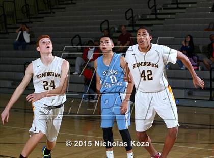 Thumbnail 3 in Birmingham vs. Sylmar (Huntington Park Tournament) photogallery.