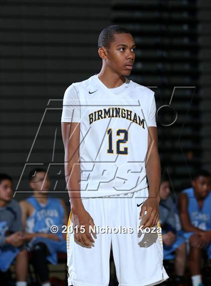 Thumbnail 1 in Birmingham vs. Sylmar (Huntington Park Tournament) photogallery.