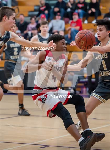 Thumbnail 2 in St. Francis vs. Vista (BSN Sports Showcase) photogallery.