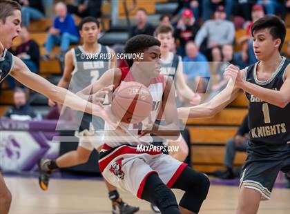 Thumbnail 2 in St. Francis vs. Vista (BSN Sports Showcase) photogallery.