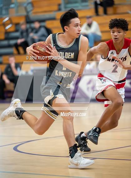 Thumbnail 1 in St. Francis vs. Vista (BSN Sports Showcase) photogallery.