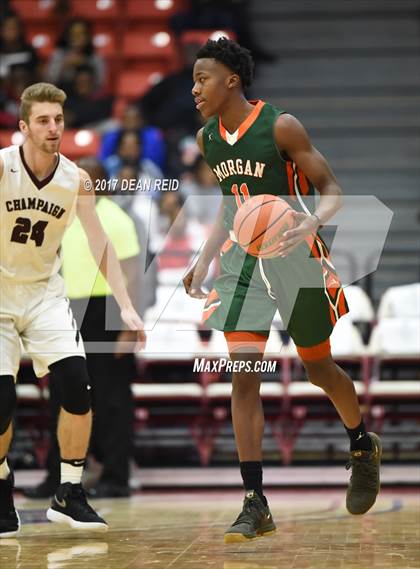 Thumbnail 2 in Morgan Park vs. Champaign Central (Chicago Elite Classic) photogallery.