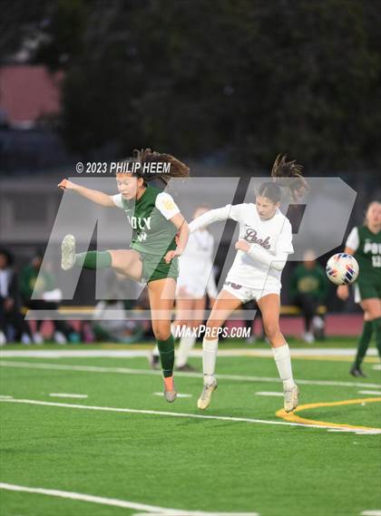 Thumbnail 2 in Claremont vs Long Beach Poly (CIF SS Div 2 Round 2) photogallery.