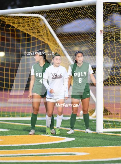 Thumbnail 1 in Claremont vs Long Beach Poly (CIF SS Div 2 Round 2) photogallery.