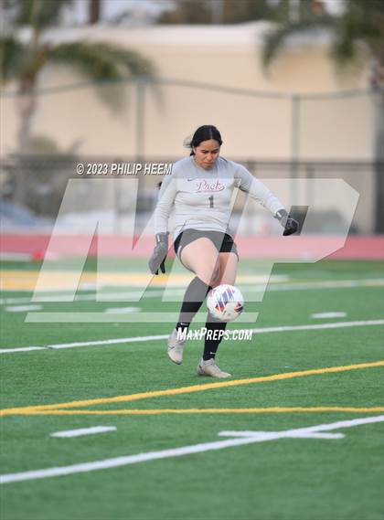 Thumbnail 3 in Claremont vs Long Beach Poly (CIF SS Div 2 Round 2) photogallery.