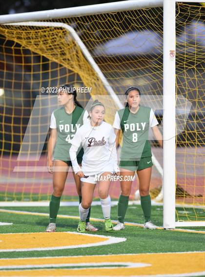 Thumbnail 2 in Claremont vs Long Beach Poly (CIF SS Div 2 Round 2) photogallery.
