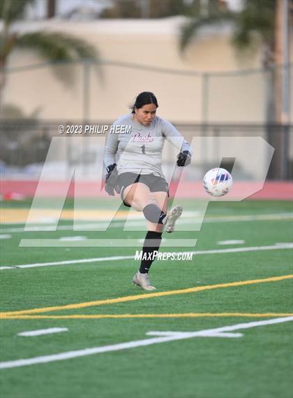 Thumbnail 1 in Claremont vs Long Beach Poly (CIF SS Div 2 Round 2) photogallery.