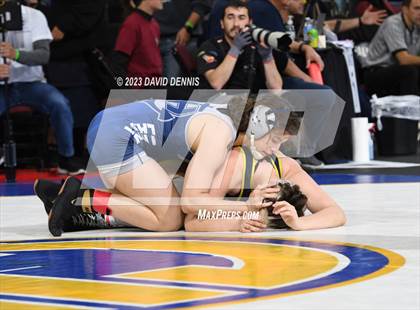 Thumbnail 3 in CIF State Girls Wrestling Championships (SemiFinals) photogallery.