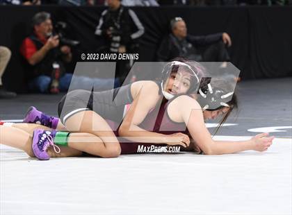 Thumbnail 2 in CIF State Girls Wrestling Championships (SemiFinals) photogallery.