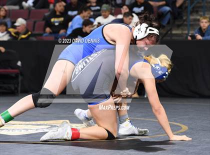 Thumbnail 2 in CIF State Girls Wrestling Championships (SemiFinals) photogallery.