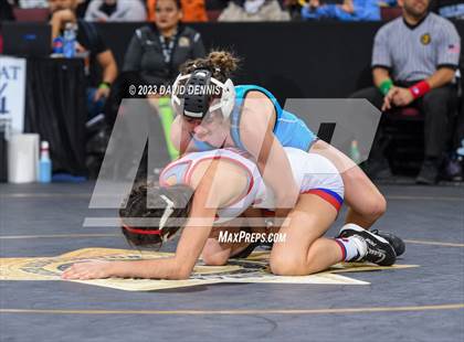 Thumbnail 2 in CIF State Girls Wrestling Championships (SemiFinals) photogallery.
