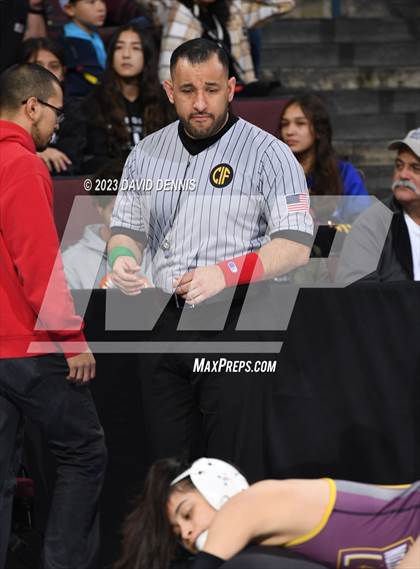 Thumbnail 2 in CIF State Girls Wrestling Championships (SemiFinals) photogallery.