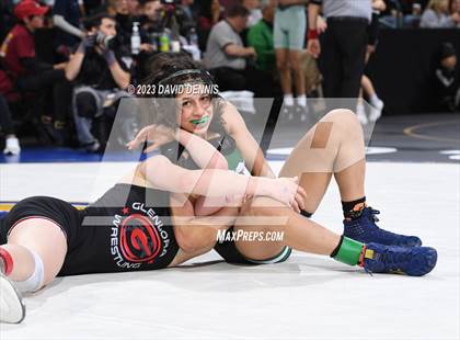 Thumbnail 2 in CIF State Girls Wrestling Championships (SemiFinals) photogallery.