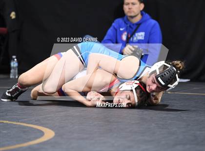 Thumbnail 2 in CIF State Girls Wrestling Championships (SemiFinals) photogallery.