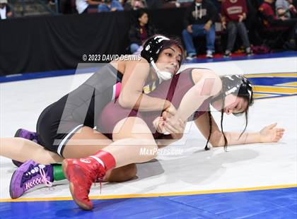 Thumbnail 3 in CIF State Girls Wrestling Championships (SemiFinals) photogallery.