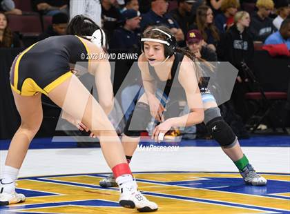 Thumbnail 1 in CIF State Girls Wrestling Championships (SemiFinals) photogallery.