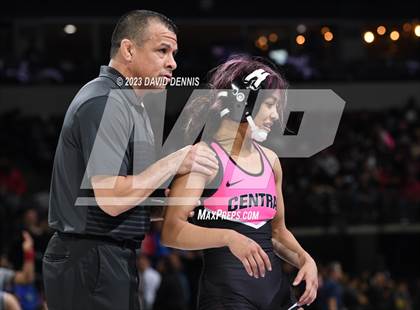 Thumbnail 3 in CIF State Girls Wrestling Championships (SemiFinals) photogallery.