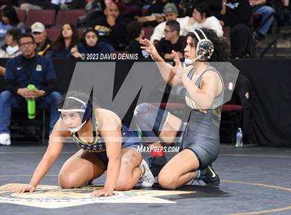Thumbnail 2 in CIF State Girls Wrestling Championships (SemiFinals) photogallery.